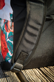 达利花卉印花笔记本电脑背包