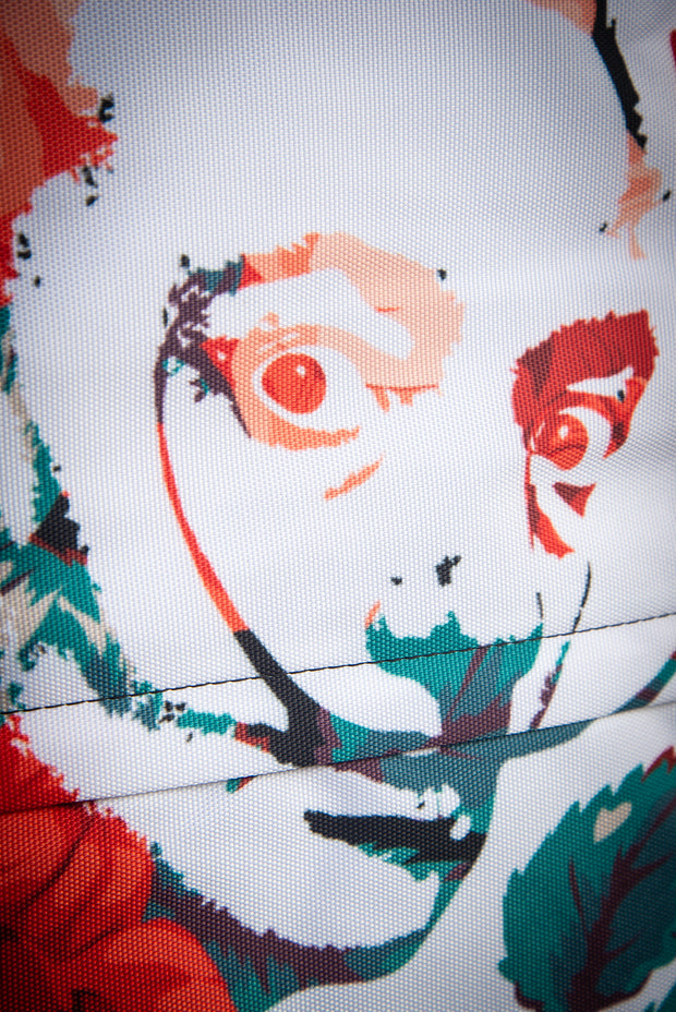 达利花卉印花笔记本电脑背包