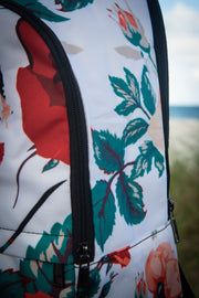 达利花卉印花笔记本电脑背包