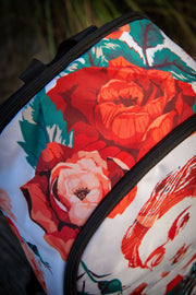 Frida 花卉印花笔记本电脑背包