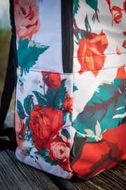 Frida 花卉印花笔记本电脑背包