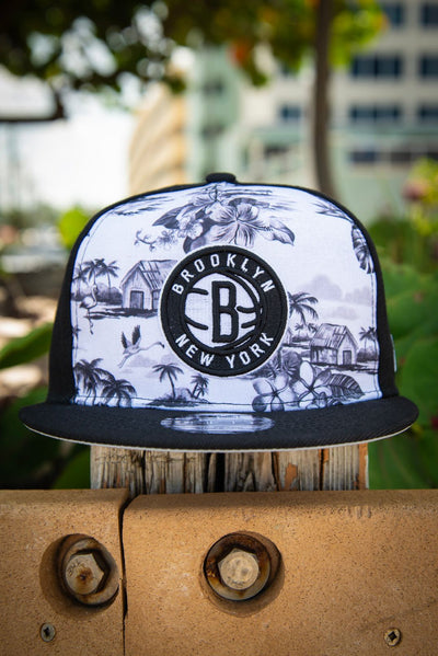 Brooklyn Nets Paradise 9fifty New Era Fits Snapback Hat
