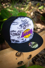 Los Angeles Lakes Paradise 9fifty New Era Fits Snapback Hat