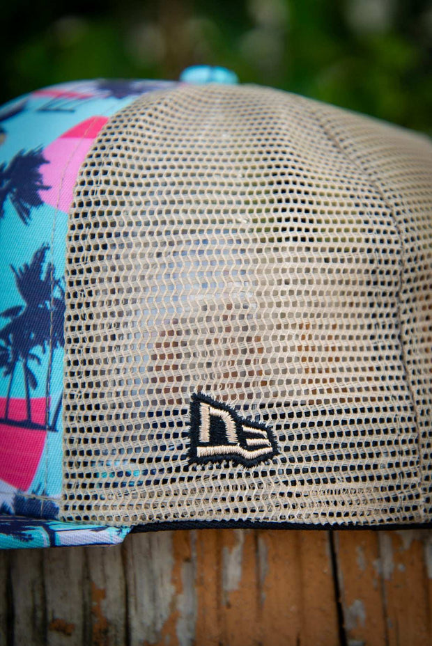 Miami Heat Gold Palms 9fifty New Era Fits Snapback Trucker Hat