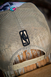 Brooklyn Nets Gold Palms 9fifty New Era Fits Snapback Trucker Hat