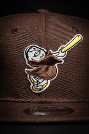 San Diego Padres Swinging Padre 9fifty New Era Fits Snapback Hat