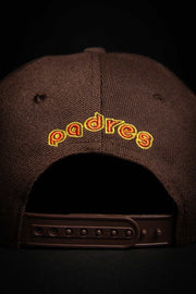 San Diego Padres Swinging Padre 9fifty New Era Fits Snapback Hat