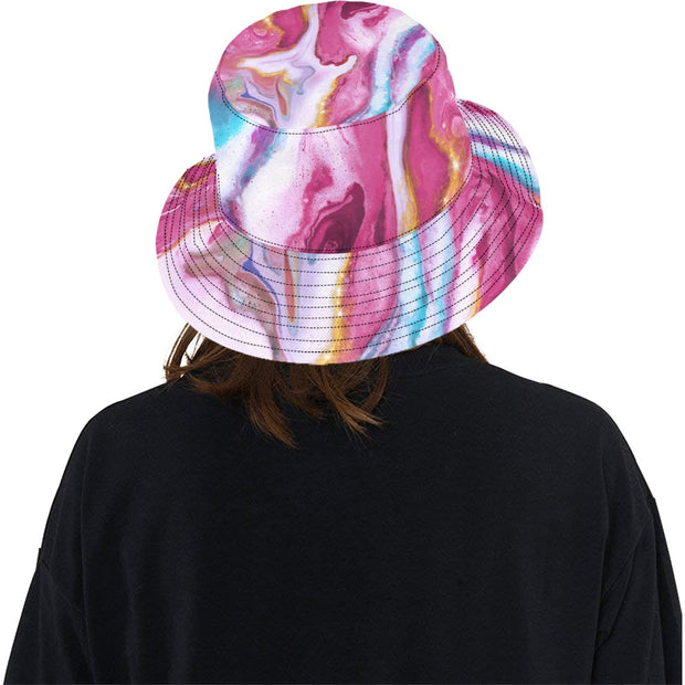 Epoxy Resin Blend Pattern 2 Reversible Unisex Bucket Hat