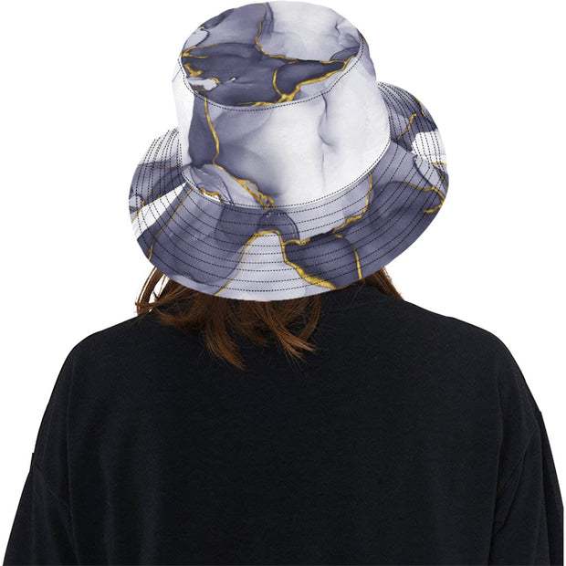 Epoxy Resin Blend Pattern 5 Reversible Unisex Bucket Hat