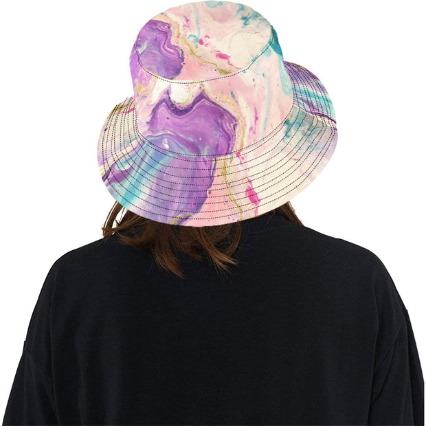Epoxy Resin Blend Pattern 1 Reversible Unisex Bucket Hat