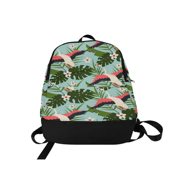 Flamingo Floral Fine Pattern Laptop Backpack