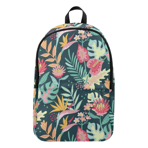 Fine Floral Pattern Laptop Backpack