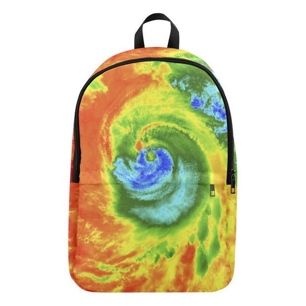Hurricane Print Florange Pattern Laptop Backpack