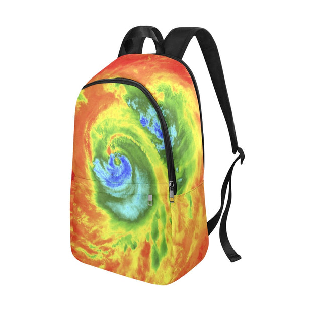 Hurricane Print Florange Pattern Laptop Backpack