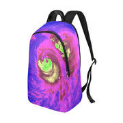 Hurricane Print Purple Rain Pattern Laptop Backpack