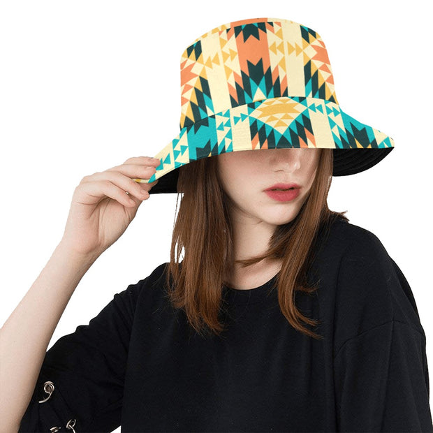Soft Native Pattern 1 Print Reversible Unisex Bucket Hat