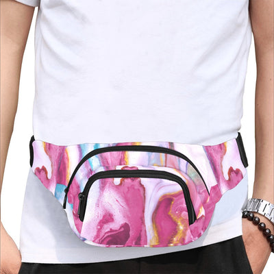 Resin Epoxy Blend Pattern 2 Small Fanny Pack