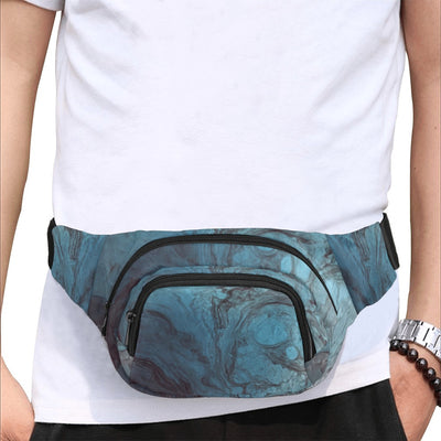 Resin Epoxy Blend Pattern 4 Small Fanny Pack