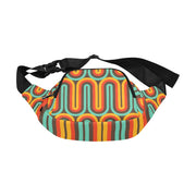 Retro Vibes Pattern 2 Watercolor Fanny Pack