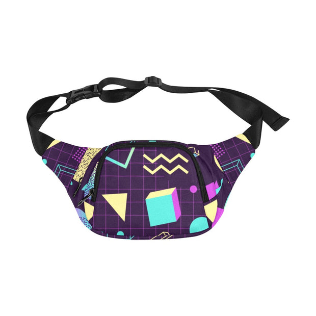 Retro Synth Wave Pattern 2 Fanny Pack