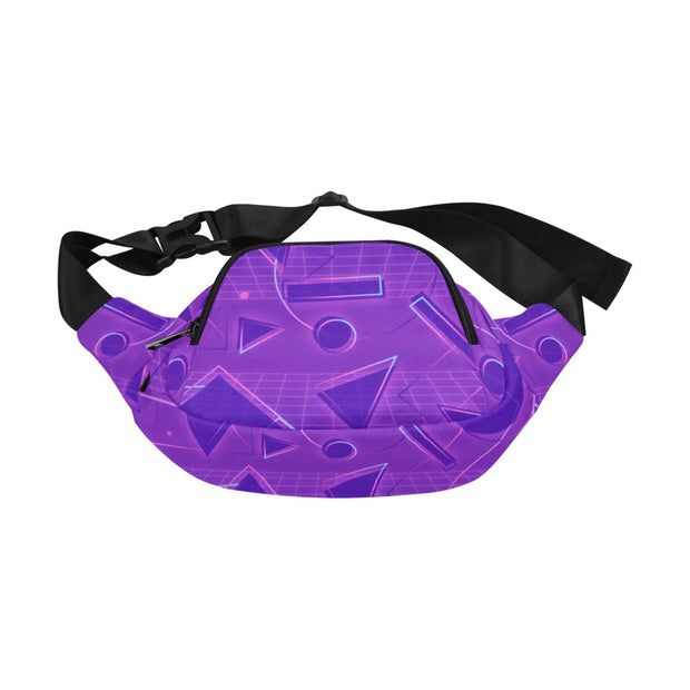 Retro Synth Wave Pattern 4 Fanny Pack