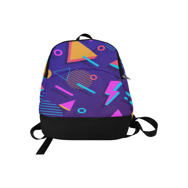 Retro Synth Wave Pattern 1 Laptop Backpack