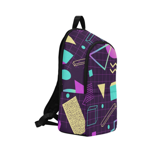 Retro Synth Wave Pattern 2 Laptop Backpack