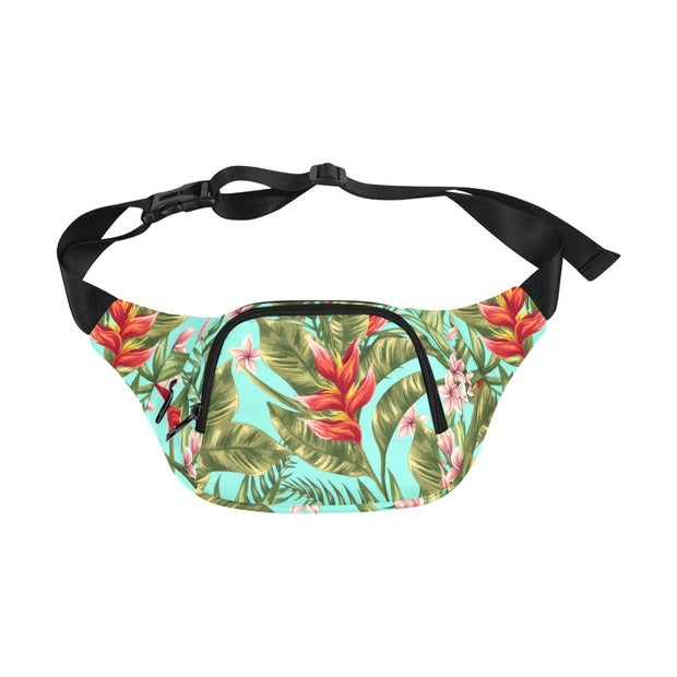 Tropical Floral Pattern Fanny Pack