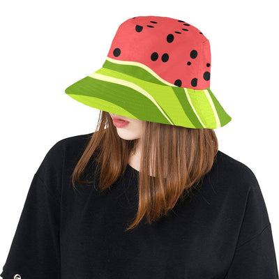 Watermelon Drip Print Reversible Unisex Bucket Hat