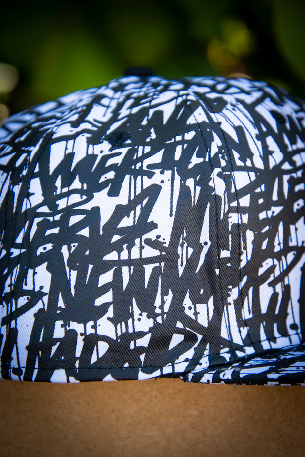 Graffiti Letters Painted Dnine Reserve Snapback Hat Dnine Reserve Hats Graffiti Letters Painted Dnine Reserve Snapback Hat Graffiti Letters Painted Dnine Reserve Snapback Hat - Devious Elements Apparel