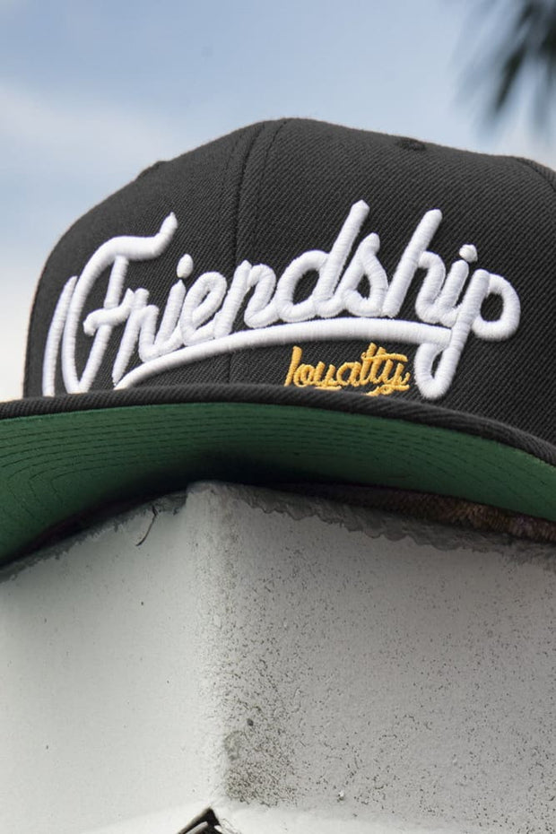 Loyalty Friendship Black Snapback Hat Loyalty hat Loyalty Friendship Black Snapback Hat Loyalty Friendship Black Snapback Hat - Devious Elements Apparel