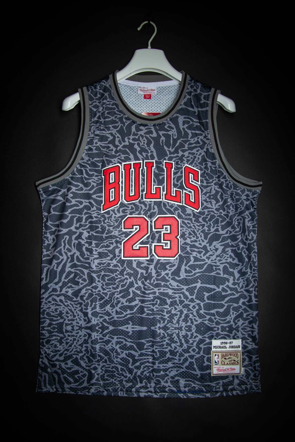 Michael Jordan Chicago Bulls Mitchell & Ness 1996 Hardwood