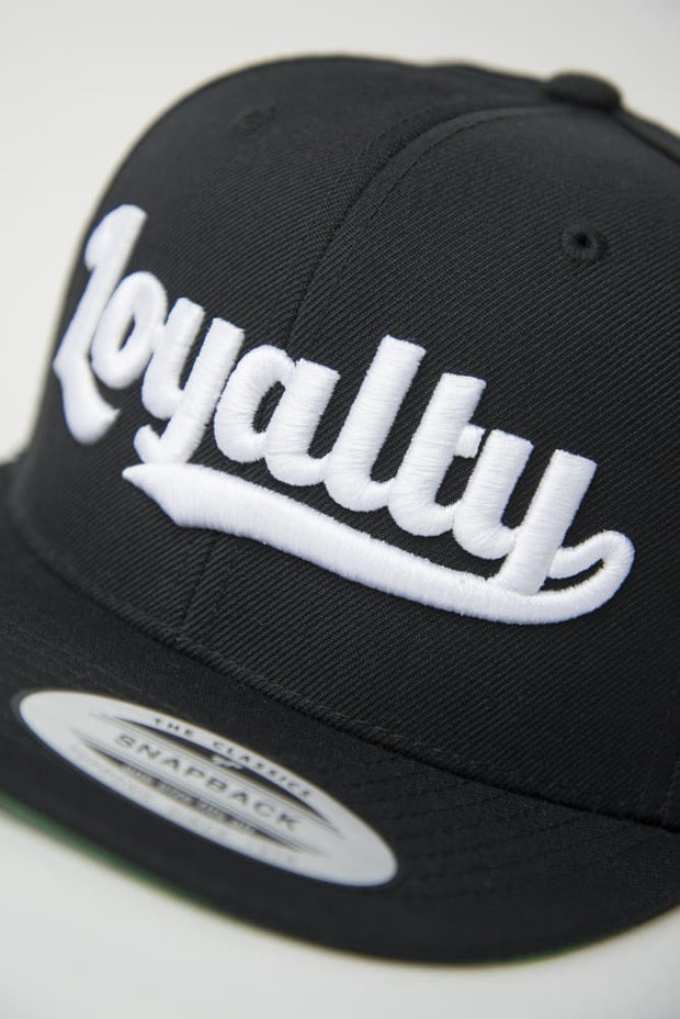 Loyalty Throwback White Stitch Snapback Hat Loyalty hat Loyalty Throwback White Stitch Snapback Hat Loyalty Throwback White Stitch Snapback Hat - Devious Elements Apparel