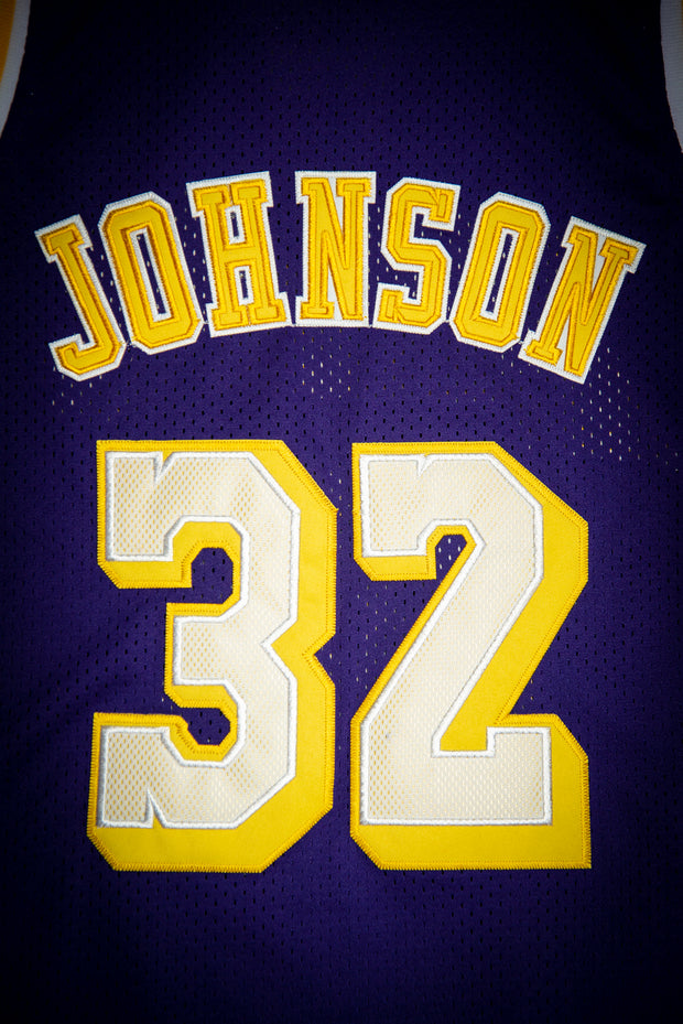 Magic Johnson Lakers Hardwood Classics 84-85 Throwback