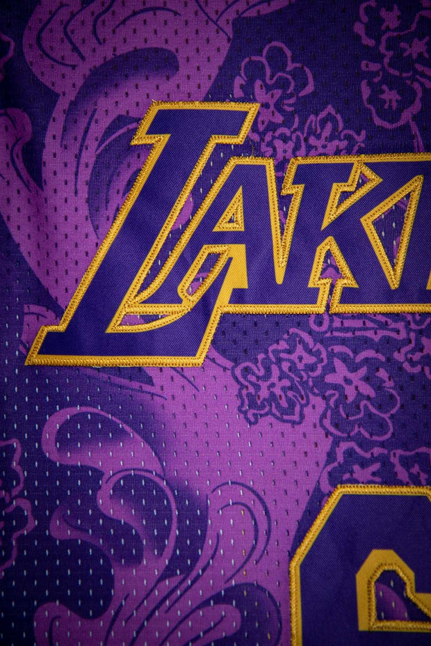 Lebron James Lakers Lunar New Year Hardwood Classics Basketball Jersey