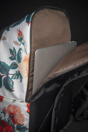 Dali Floral Print Laptop Backpack Devious Elements Apparel Back Pack Dali Floral Print Laptop Backpack Dali Floral Print Laptop Backpack - Devious Elements Apparel
