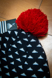 Adidas Originals Triangle Pattern Cuffed Knit Sport Beanie Hat with Pom New Era Hats Adidas Originals Triangle Pattern Cuffed Knit Sport Beanie Hat with Pom Adidas Originals Triangle Pattern Cuffed Knit Sport Beanie Hat with Pom - Devious Elements Apparel