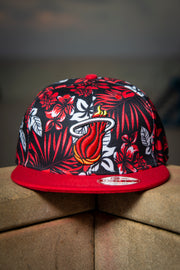 Miami Heat Red White Floral 9Fifty New Era Fits Snapback Hat New Era Fits Hats Miami Heat Red White Floral 9Fifty New Era Fits Snapback Hat Miami Heat Red White Floral 9Fifty New Era Fits Snapback Hat - Devious Elements Apparel