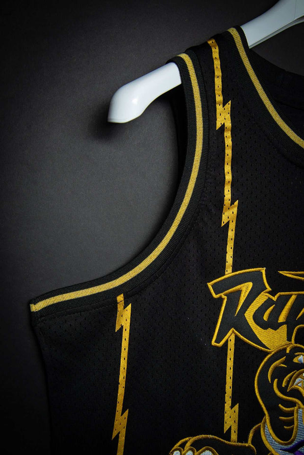 Mitchell & Ness Toronto Raptors Vince Carter Black Gold 1998-99 Hardwood Classics Authentic Jersey by Devious Elements App Small