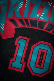 Vancouver Grizzlies Mike Bibby Autographed Pro Style Custom Teal Jersey PSA  Authenticated
