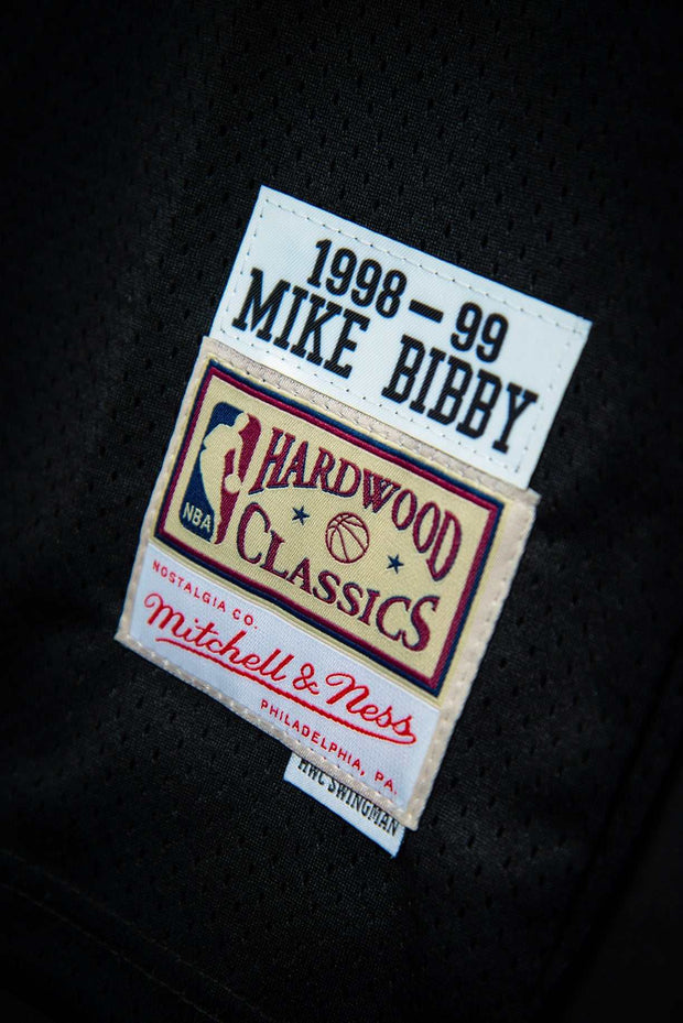 Mike Bibby Vancouver Grizzlies Black Teal Hardwood Classics