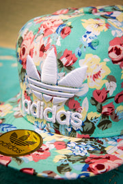 Adidas Logo Teal Pink Floral Snapback Hat Adidas Hats Adidas Logo Teal Pink Floral Snapback Hat Adidas Logo Teal Pink Floral Snapback Hat - Devious Elements Apparel