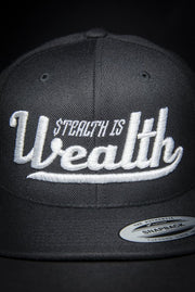 Stealth Is Wealth High Profile Snapback Hat Devious Elements Apparel hat Stealth Is Wealth High Profile Snapback Hat Stealth Is Wealth High Profile Snapback Hat - Devious Elements Apparel
