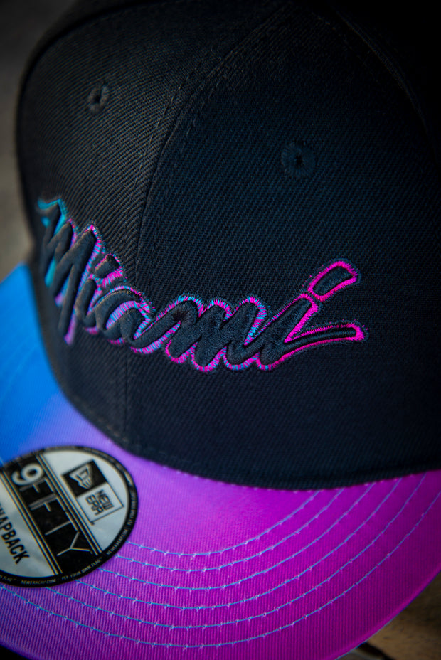 Miami Heat City Edition Primary Thread Blend 9Fifty New Era Fits