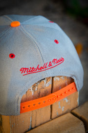 Miami Heat 3 Logo Fire Snapback Hat Mitchell & Ness Hats Miami Heat 3 Logo Fire Snapback Hat Miami Heat 3 Logo Fire Snapback Hat - Devious Elements Apparel