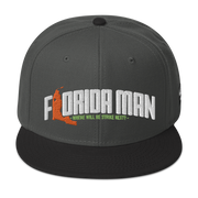 Florida Man High Profile Snapback Hat Devious Elements Apparel hat Florida Man High Profile Snapback Hat Florida Man High Profile Snapback Hat - Devious Elements Apparel