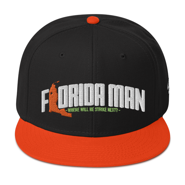 Florida Man High Profile Snapback Hat Devious Elements Apparel hat Florida Man High Profile Snapback Hat Florida Man High Profile Snapback Hat - Devious Elements Apparel