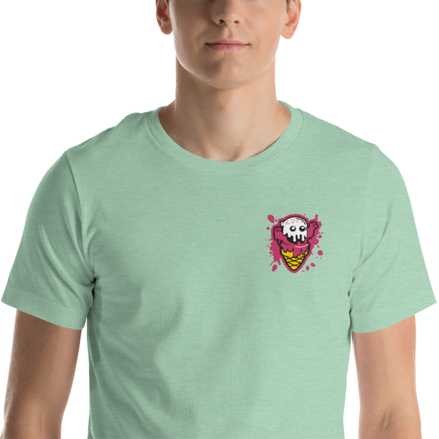 Ice Cream Monster Chest Embroidery Unisex Crew T-shirt Devious Elements Apparel Shirt Ice Cream Monster Chest Embroidery Unisex Crew T-shirt Ice Cream Monster Chest Embroidery Unisex Crew T-shirt - Devious Elements Apparel