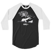 Kurt Cobain Smoking 3/4 Sleeve Crew T-shirt IVANKA C 3/4 Sleeve Raglan Kurt Cobain Smoking 3/4 Sleeve Crew T-shirt Kurt Cobain Smoking 3/4 Sleeve Crew T-shirt - Devious Elements Apparel