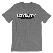 Loyalty 3D Block Graff Unisex Graphic Crew T-shirt Loyalty Shirt Loyalty 3D Block Graff Unisex Graphic Crew T-shirt Loyalty 3D Block Graff Unisex Graphic Crew T-shirt - Devious Elements Apparel